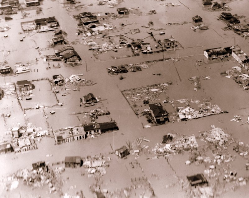 Inundación de Tampico causada por el Huracán de categoría 5 en 1933