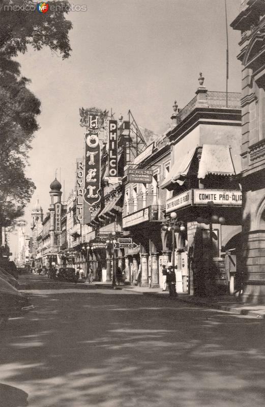 Puebla, calle céntrica