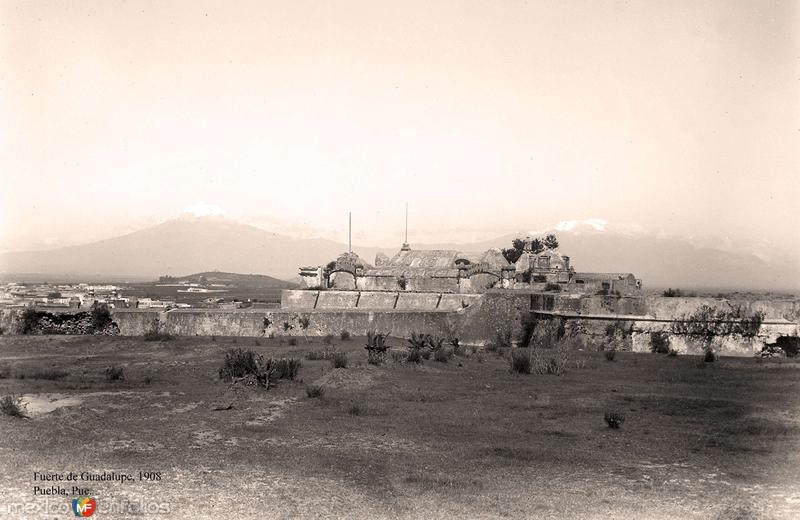 Puebla, Fuerte de Guadalupe, 1908