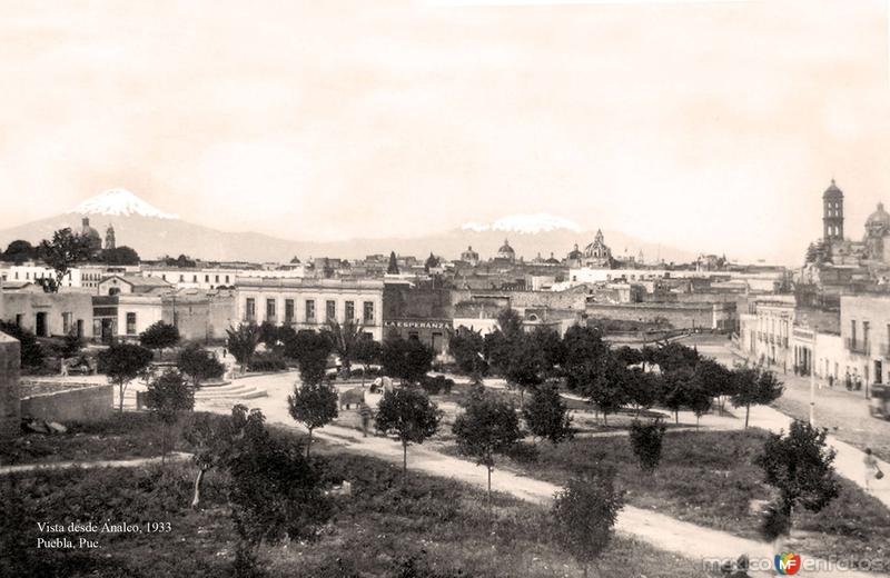 Puebla, vista desde Analco