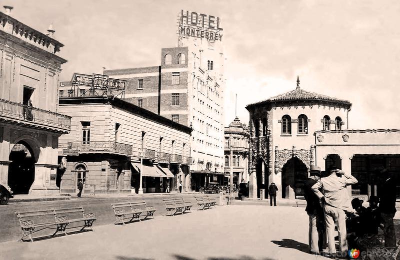 Monterrey, Calle Zaragoza, 1928