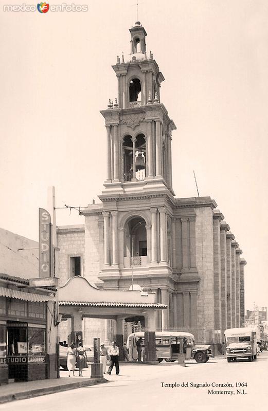 Monterrey, Templo del Sagrado Corazón, 1964