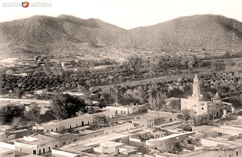 Hermosillo, vista panorámica, 1912