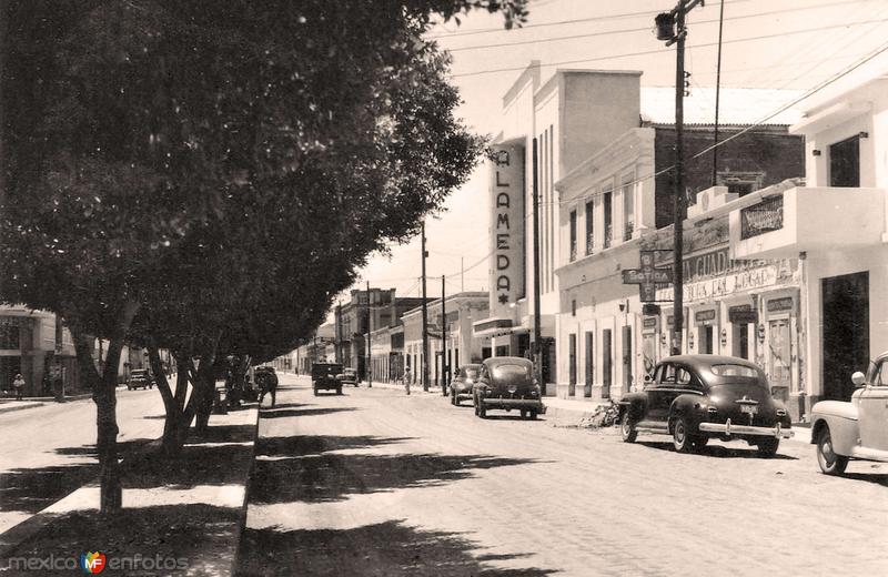 Guaymas, calle principal, 1948