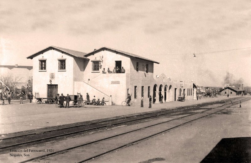 Nogales, Estación del Ferrocarril, 1921