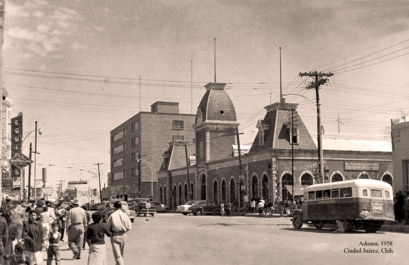 Ciudad Juárez, Aduana, 1958