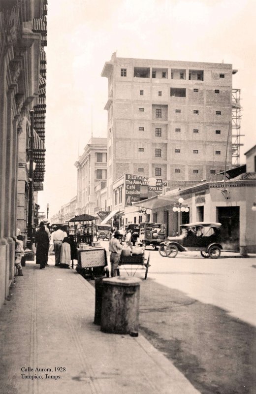 Tampico, Calle Aurora, 1928