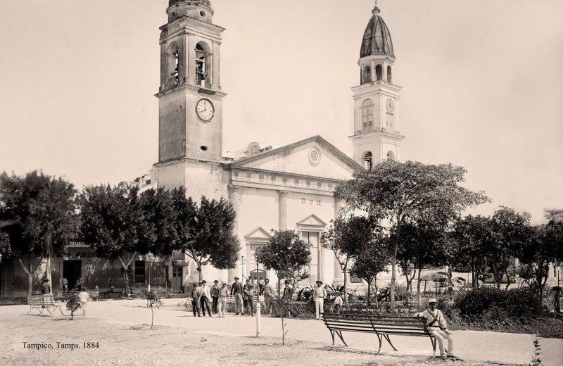 Tampico, Catedral y Plaza de Armas
