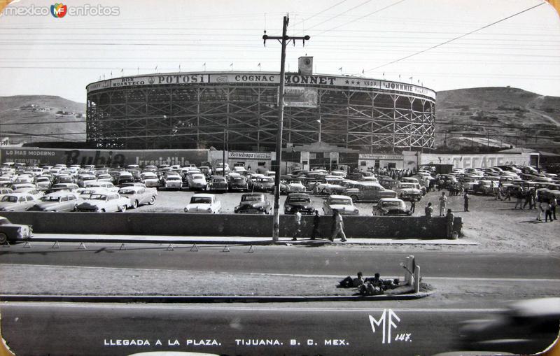 llegada a la plaza de Toros