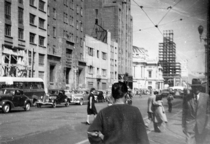 Calles de la Ciudad de México en la década de 1940