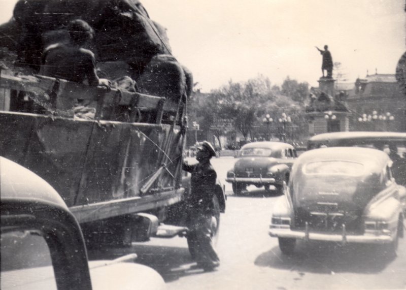 Calles de la Ciudad de México en la década de 1940