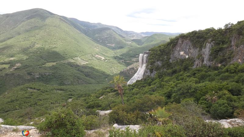 Cascadas petrificadas desde San Lorenzo Albarradas. Julio/2014