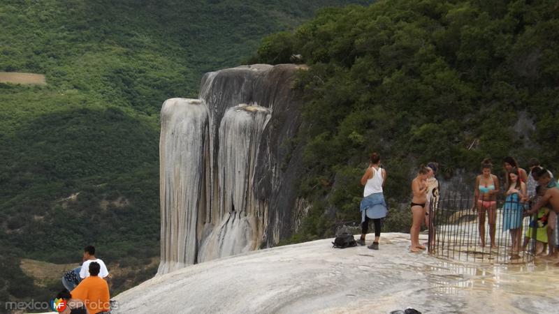 Cascadas de Hierve el Agua en San Lorenzo Albarradas. Julio/2014