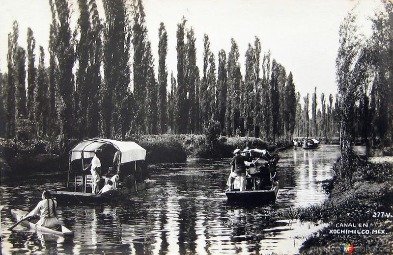 Vendedora de Flores Xochimilco Los Canales