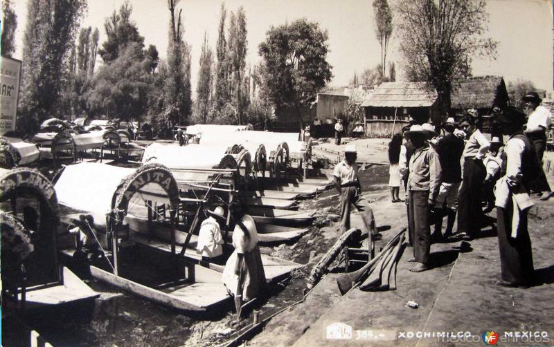 Embarque en Los Canales de Xochimilco