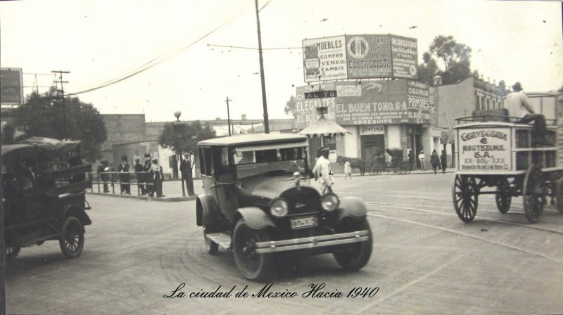 Escena Callejera en 1940