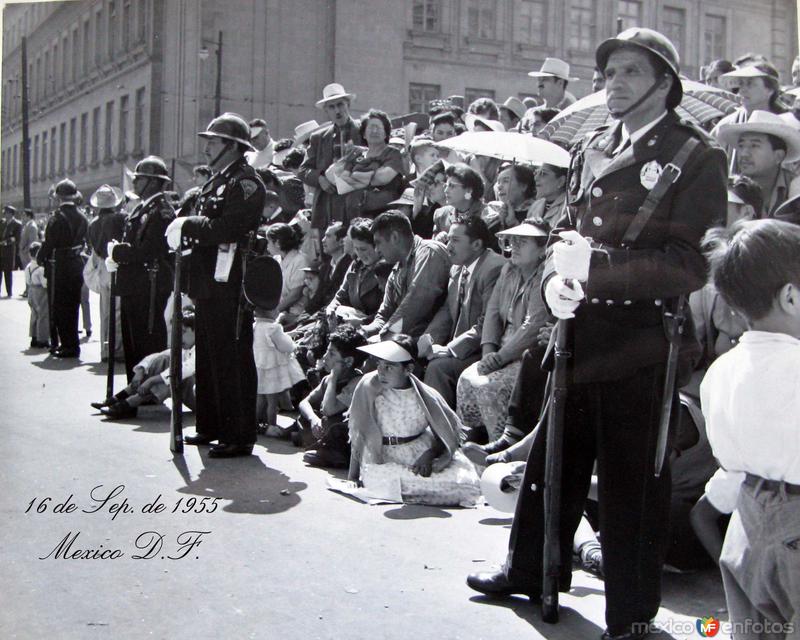 Desfile de el 16 de Sep.1955