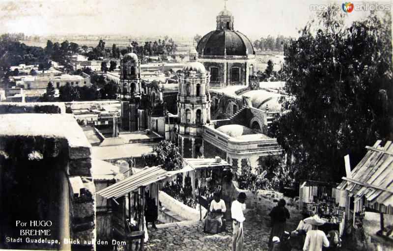 Panorama de la Villa de Guadalupe Por el fotografo HUGO BREHME