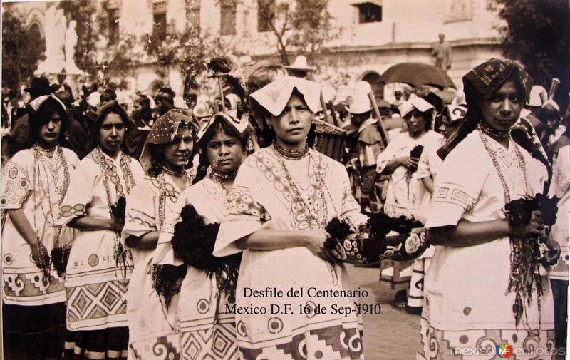 Desfile de las Fiestas del Centenario Sep-16-1910