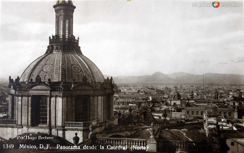 Panorama desde la Catedral por el Fotografo Hugo Brehme