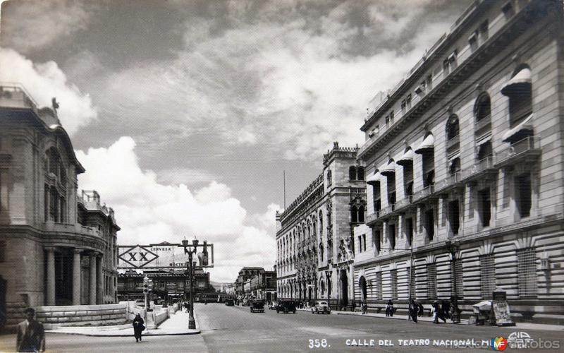 Calle del teatro Nacional