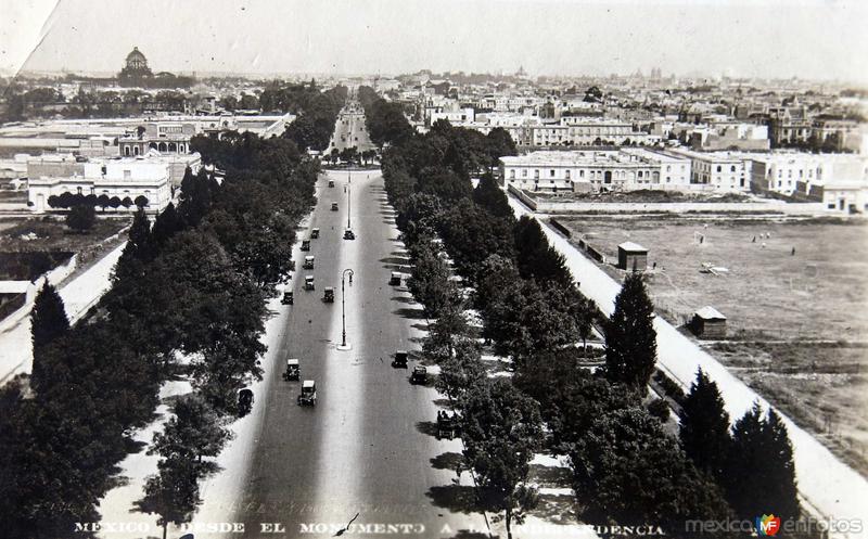 Avenida Reforma desde el Mto.a la Independencia