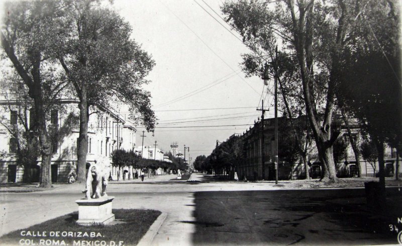 Colonia Roma calle de Orizaba