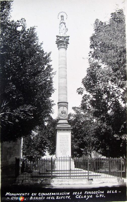 MONUMENTO EN EL BARRIO DEL ZAPOTE