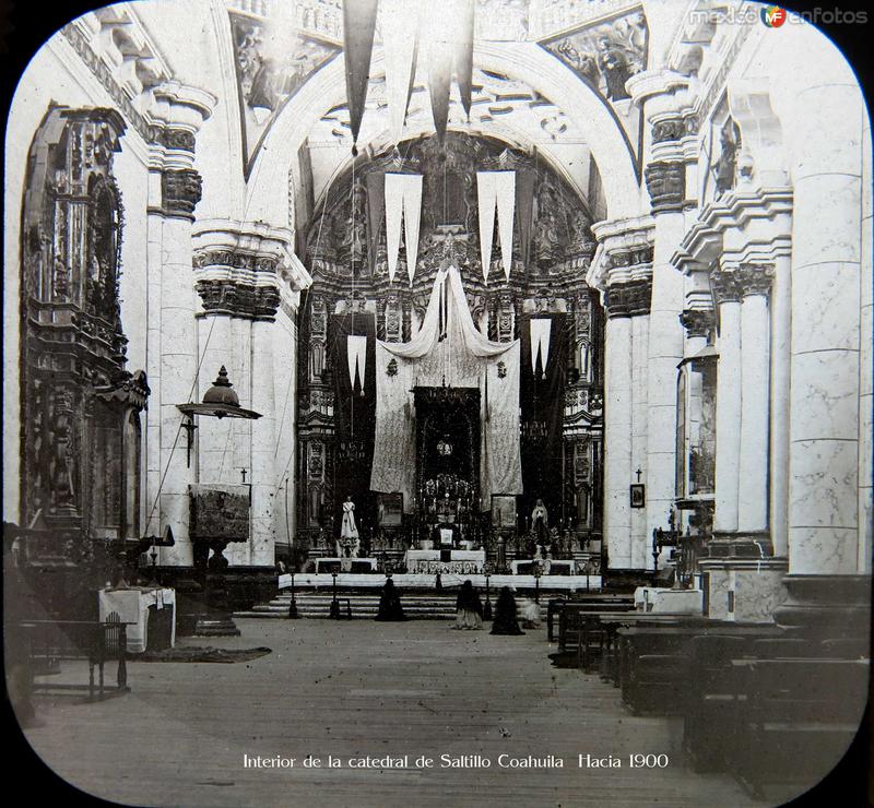 Interior de la catedral de Saltillo Coahuila