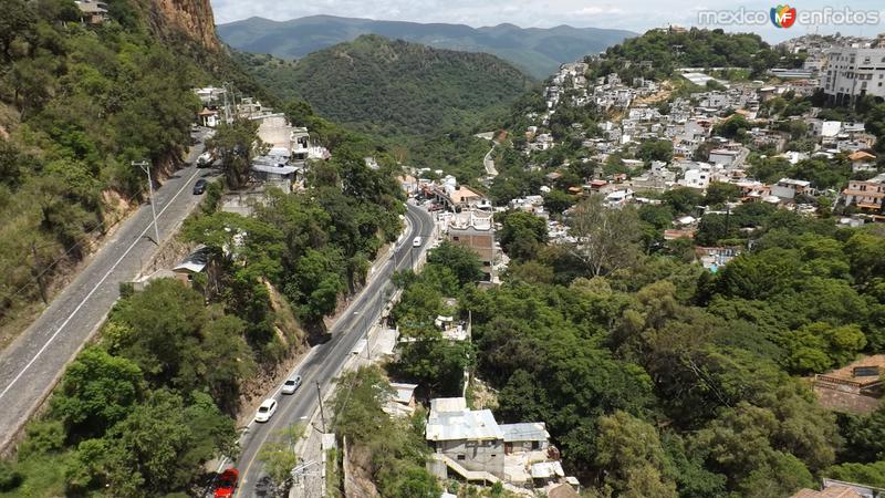 Zona norte y carretera a México desde el teleférico. Julio/2014