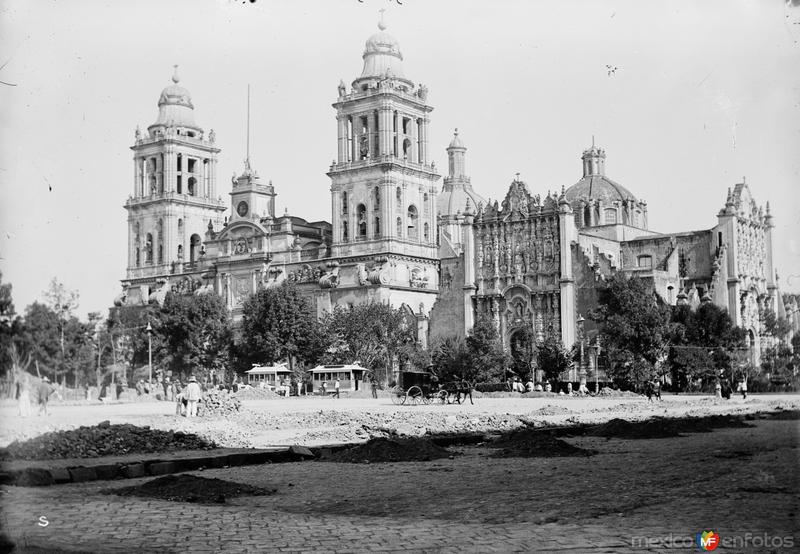 Catedral Metropolitana (por William Henry Jackson, c. 1888)