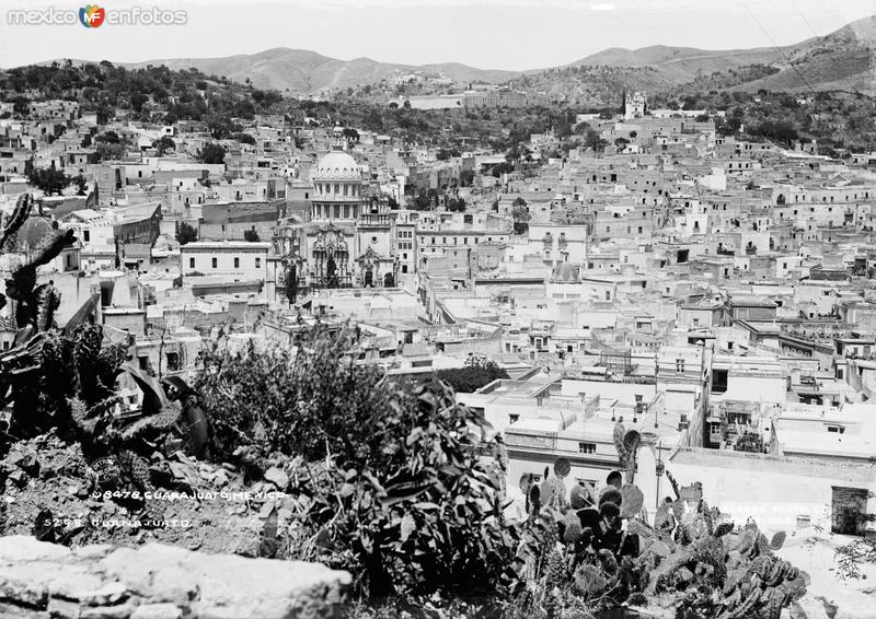 Vista de Guanajuato (por William Henry Jackson, c. 1888)
