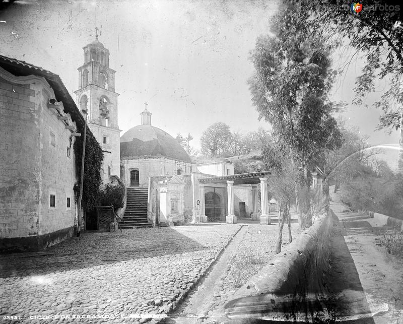 Iglesia del Sacromonte (por William Henry Jackson, c. 1888)