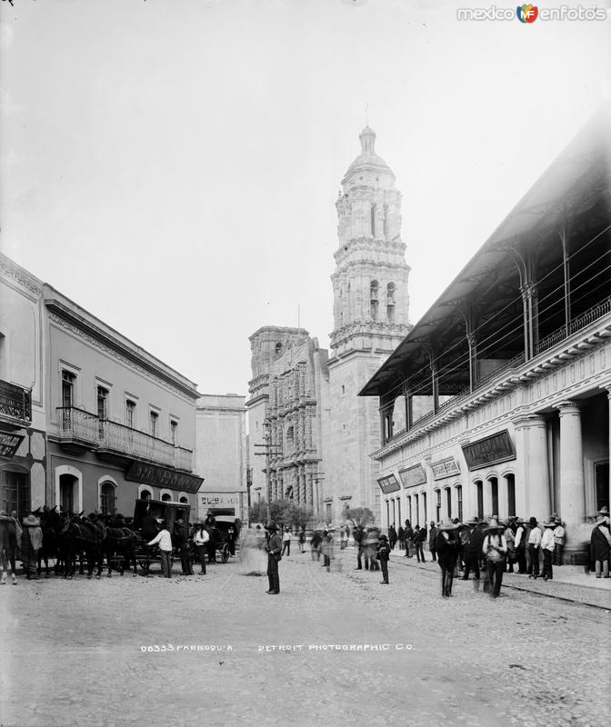 Catedral de Zacatecas (por William Henry Jackson, c. 1888)