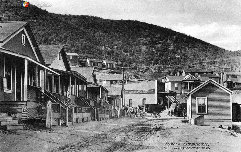 Calle principal de Cananea