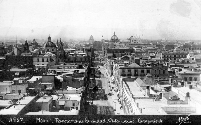 Panorama de la ciudad hacia el poniente