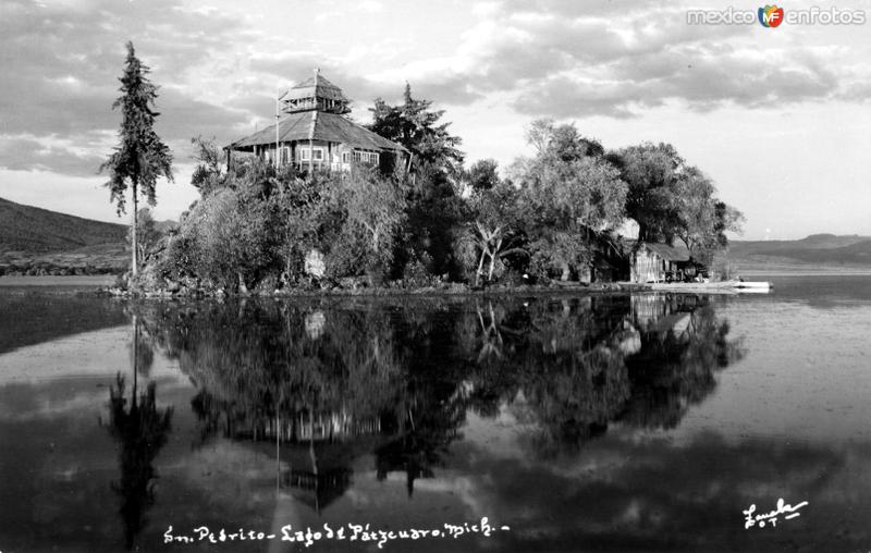 Isla de San Pedrito, en el Lago de Pátzcuaro