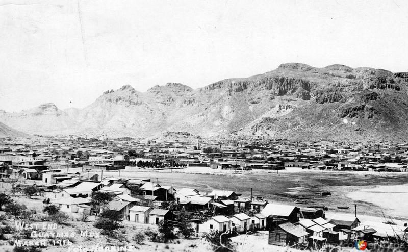 Vista poniente de Guaymas (1916)