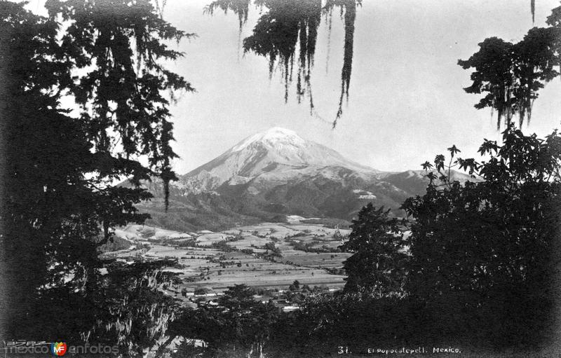 Vista del Popocatépetl