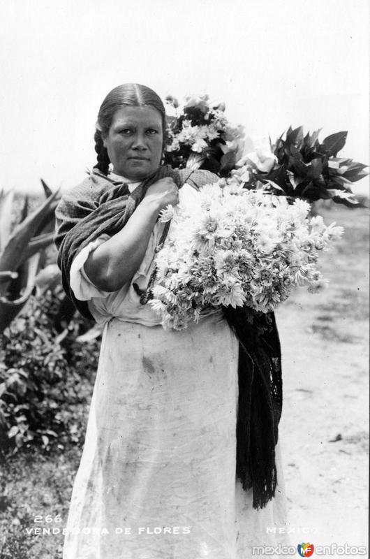 Vendedora de flores