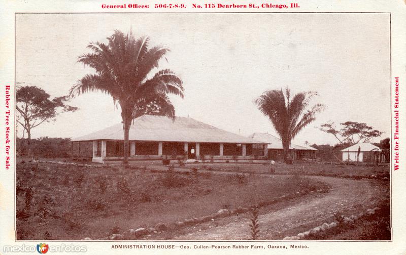 Hacienda Cullen Pearson Rubber Farm: Edificio de Administración