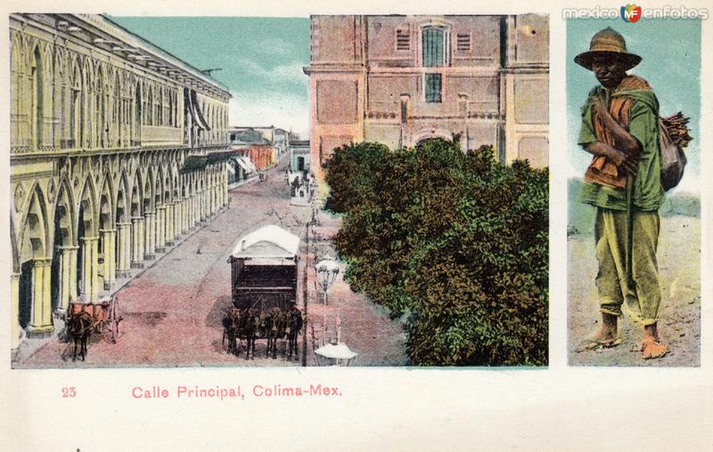 Calle principal de Colima