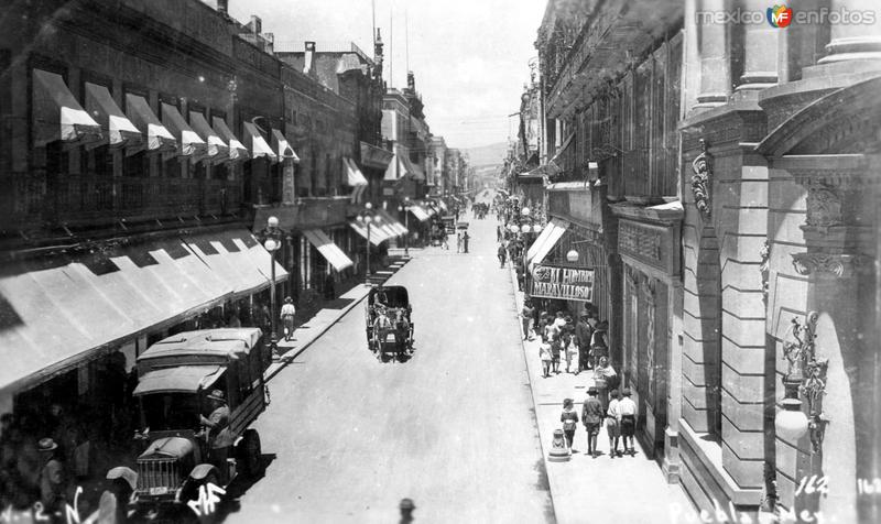 Una calle de Puebla