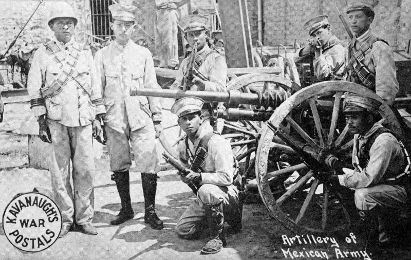 Artillería del Ejército durante la Revolución Mexicana