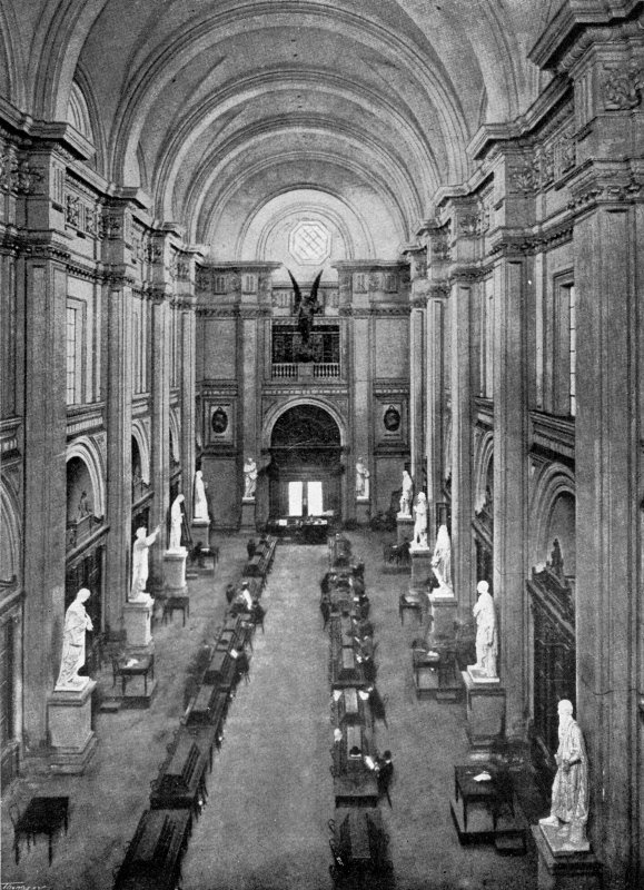 Interior de la Biblioteca Nacional