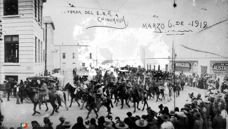 Entrada de Pascual Orozco a Chihuahua, II (Bain News Service, 1912)