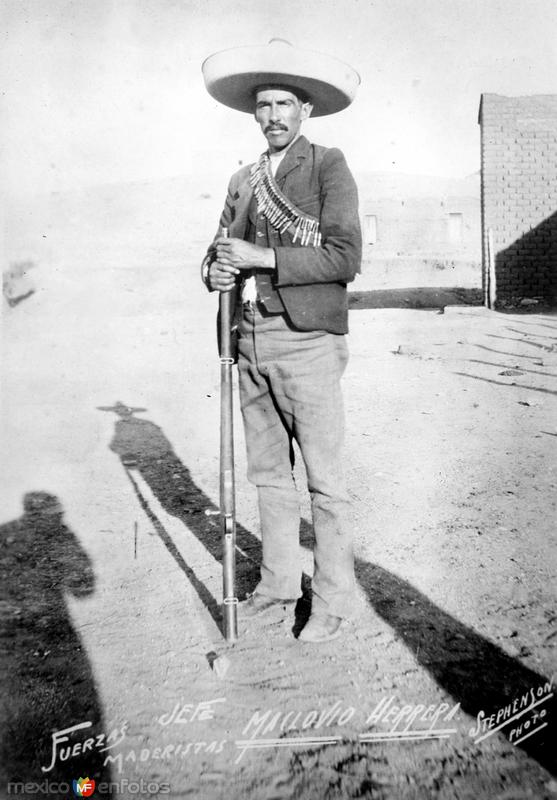 Jefe maderista Maclovio Herrera (Bain News Service, c. 1911)