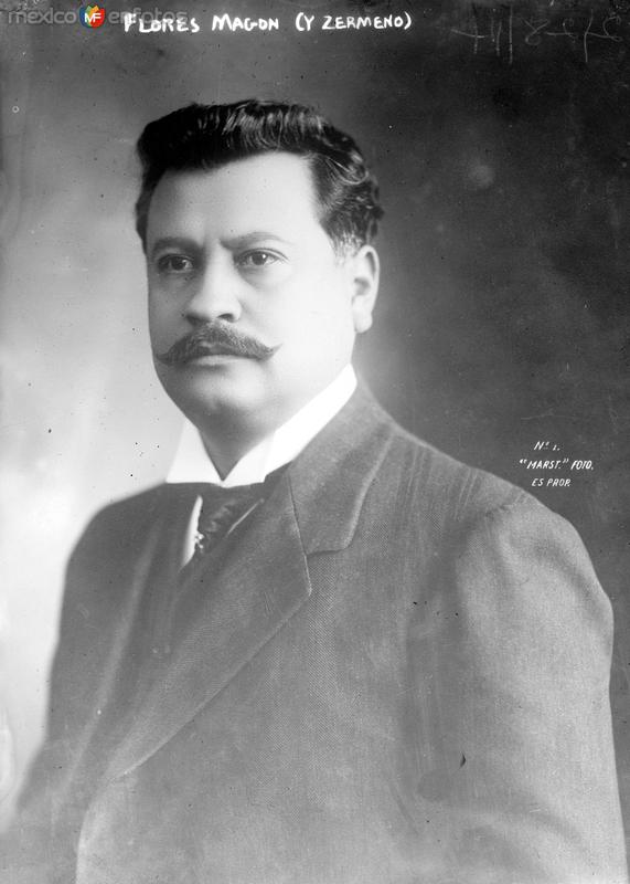 Periodista revolucionario Ricardo Flores Magón (Bain News Service, 1914)