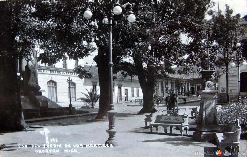 JARDIN DE LOS MARTIRES