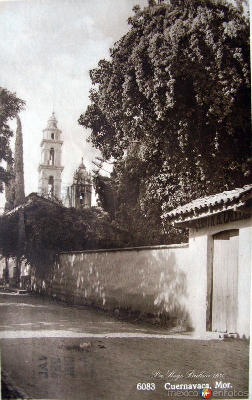 IGLESIA Y PANORAMA por el fotografo HUGO BREHME